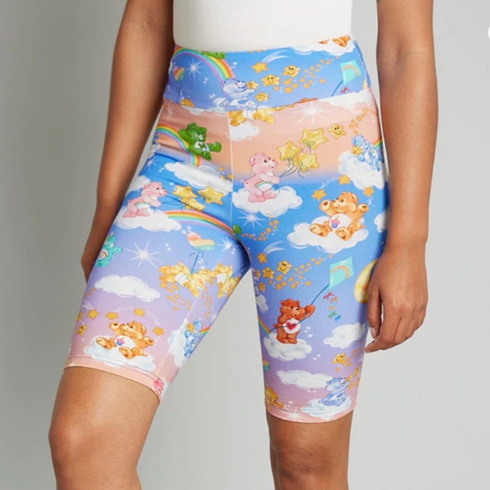 Care bears biker shorts large